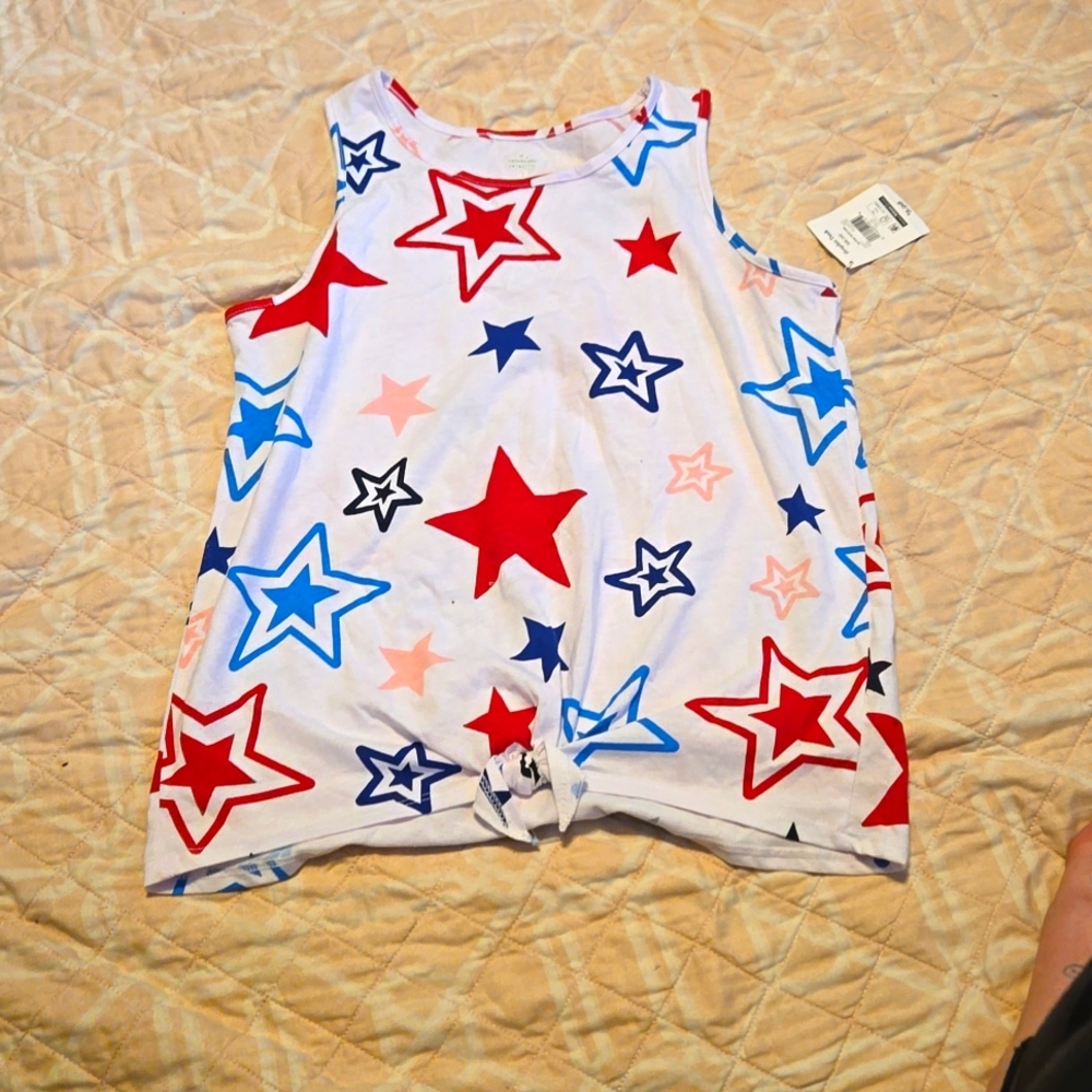 Tank top with stars